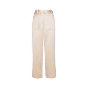PHOEBE JON Hannah Satin Pants Women’s Size 2 In Champagne